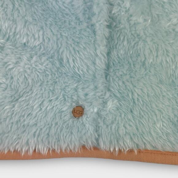 UGG Kadence Sherpa Full Zip Jacket in Crystal Lake Size Small - Picture 6 of 7